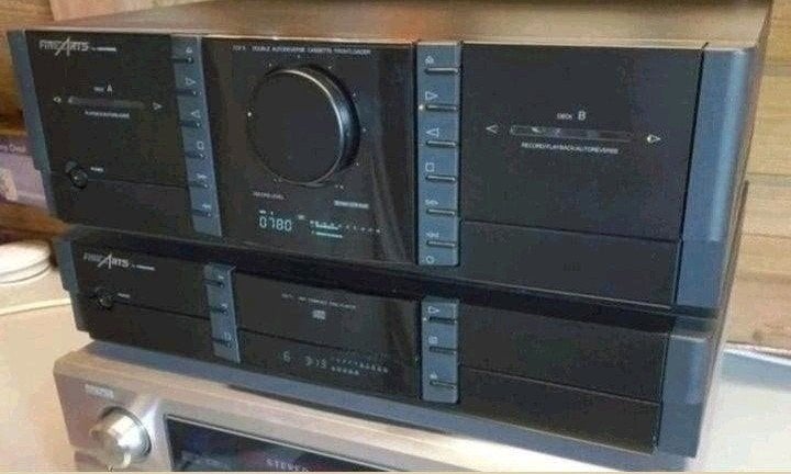 Grundig finearts cd speler cd11 + cassettedeck ccf3, Ophalen of Verzenden, Cassettedeck, Overige merken