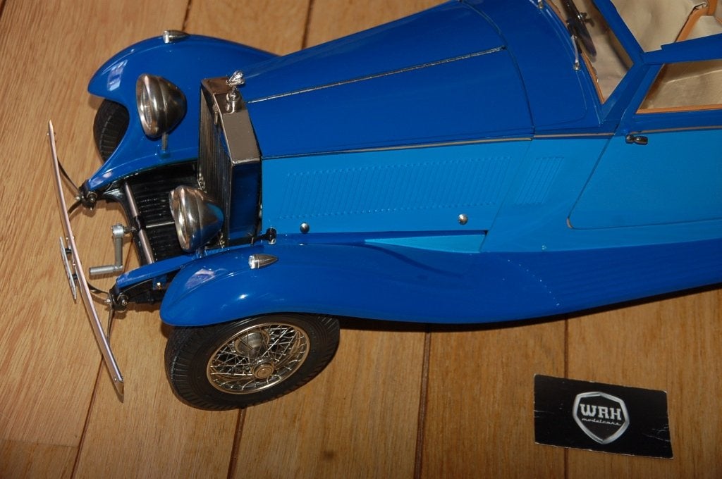 1:8 ROLLS ROYCE AMBASADOR blue Pocher UNIEK ZIE INFO WRH, Hobby en Vrije tijd, Modelauto's | 1:5 tot 1:12, Verzenden, Zo goed als nieuw