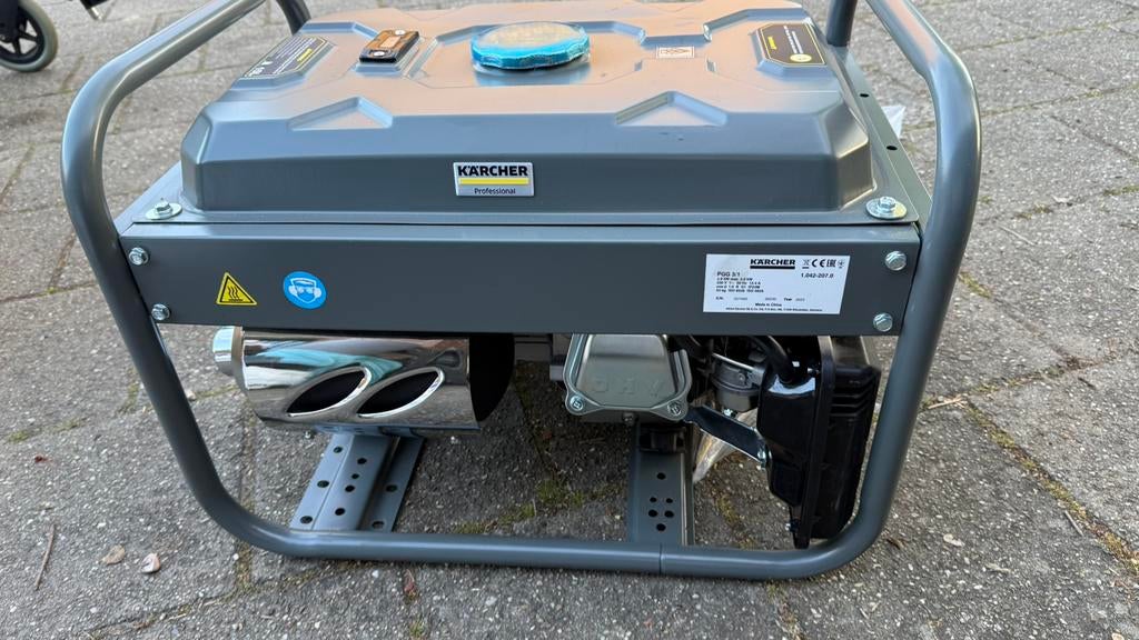 Kärcher PGG 3/1 Benzine Generator - Nieuwstaat, Doe-het-zelf en Verbouw, Gereedschap | Freesmachines, Ophalen, Zo goed als nieuw