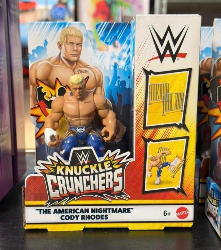 WWE Knuckles Crunchers figuur Bobby Lashley - Cody Rhodes, Nieuw, Ophalen of Verzenden, H, H