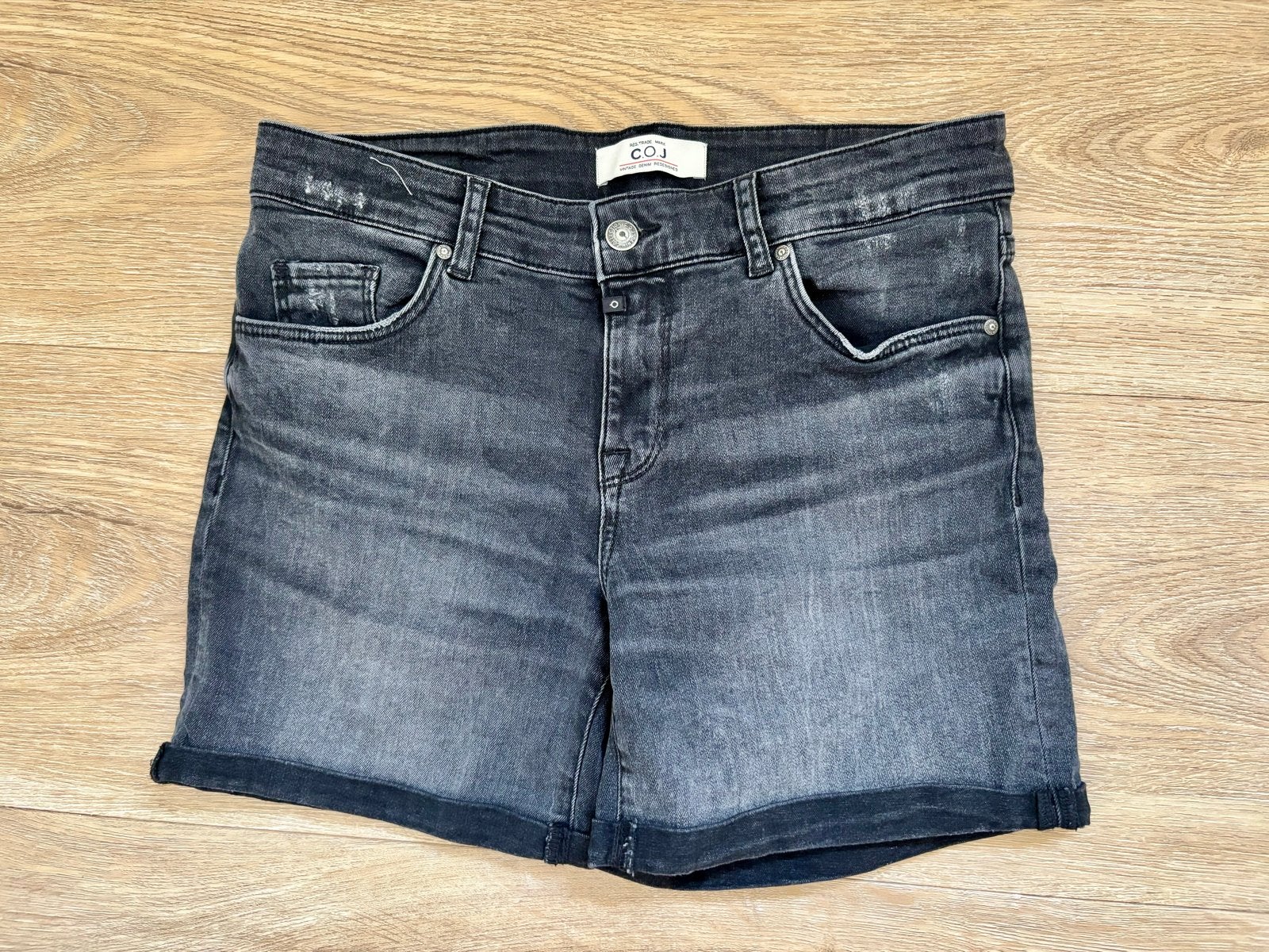 Cup of Joe denim shorts M, Maat 38/40 (M), Kort, Zwart, Ophalen of Verzenden