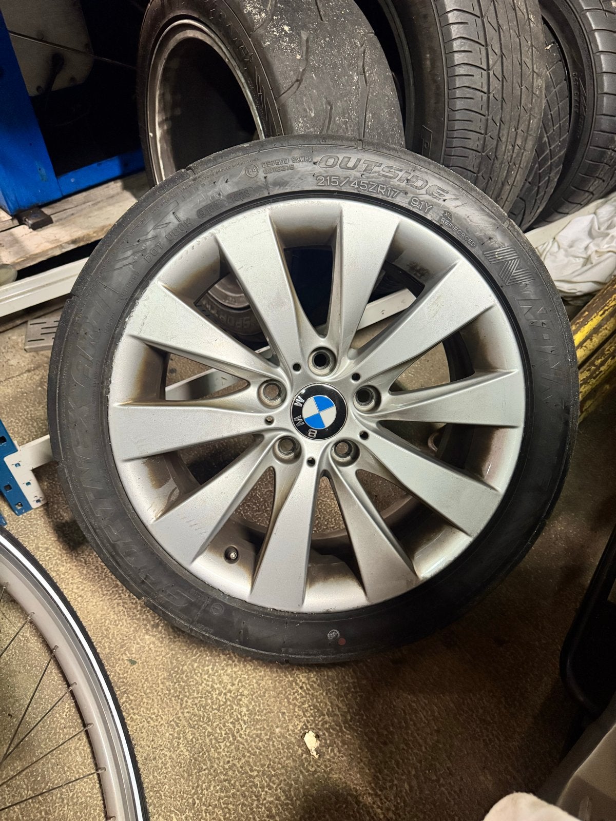 Set BMW semislick Nankang AR1 17 inch, Auto diversen, Autosport-onderdelen, Ophalen, Gebruikt