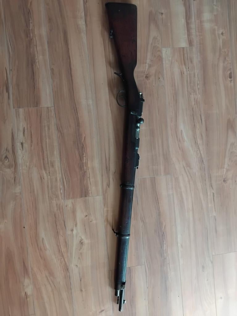 Antiek vrijgesteld zwartkruit kropatschek kurz geweer., Ophalen of Verzenden, Landmacht