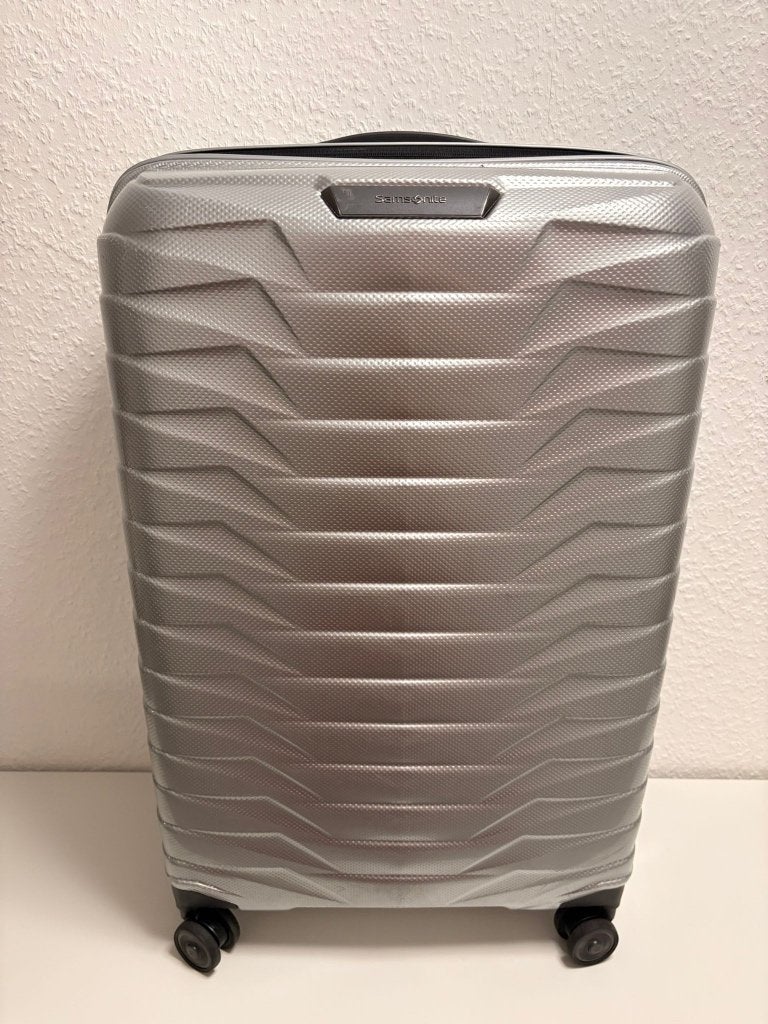 Samsonite Proxis 75 suitcase / koffer Silver (B), Hard kunststof, Verzenden, 45 tot 55 cm, Zo goed als nieuw