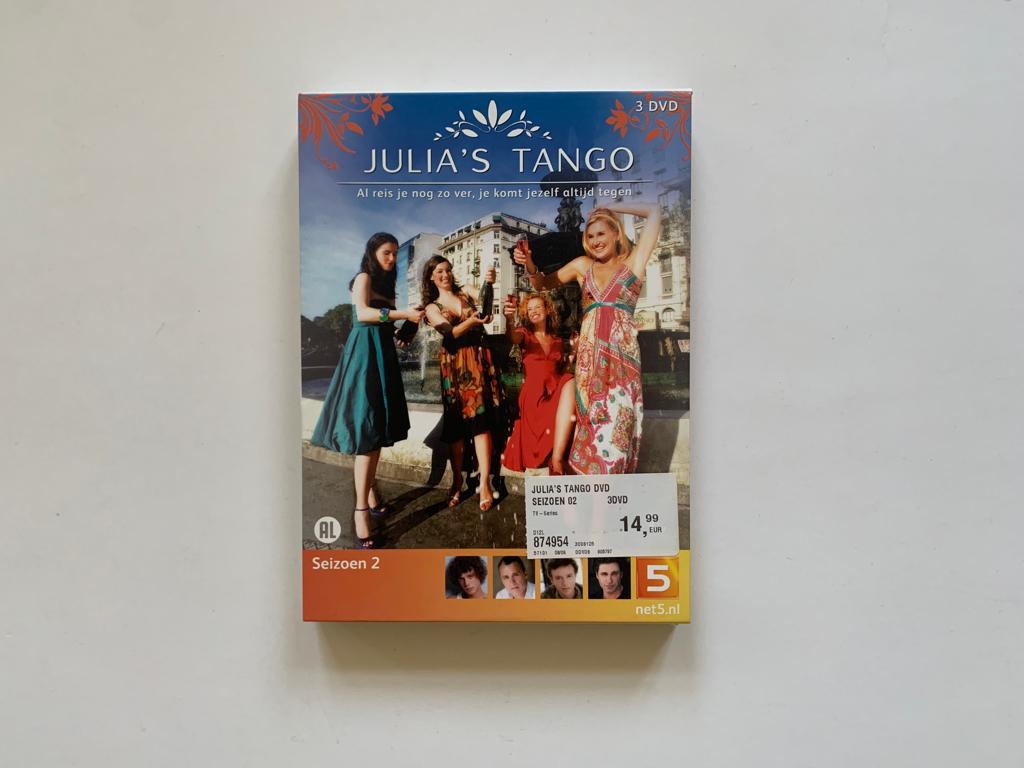DVD Julia's tango Seizoen 2, Vanaf 16 jaar, Ophalen of Verzenden, Gebruikt, Komedie