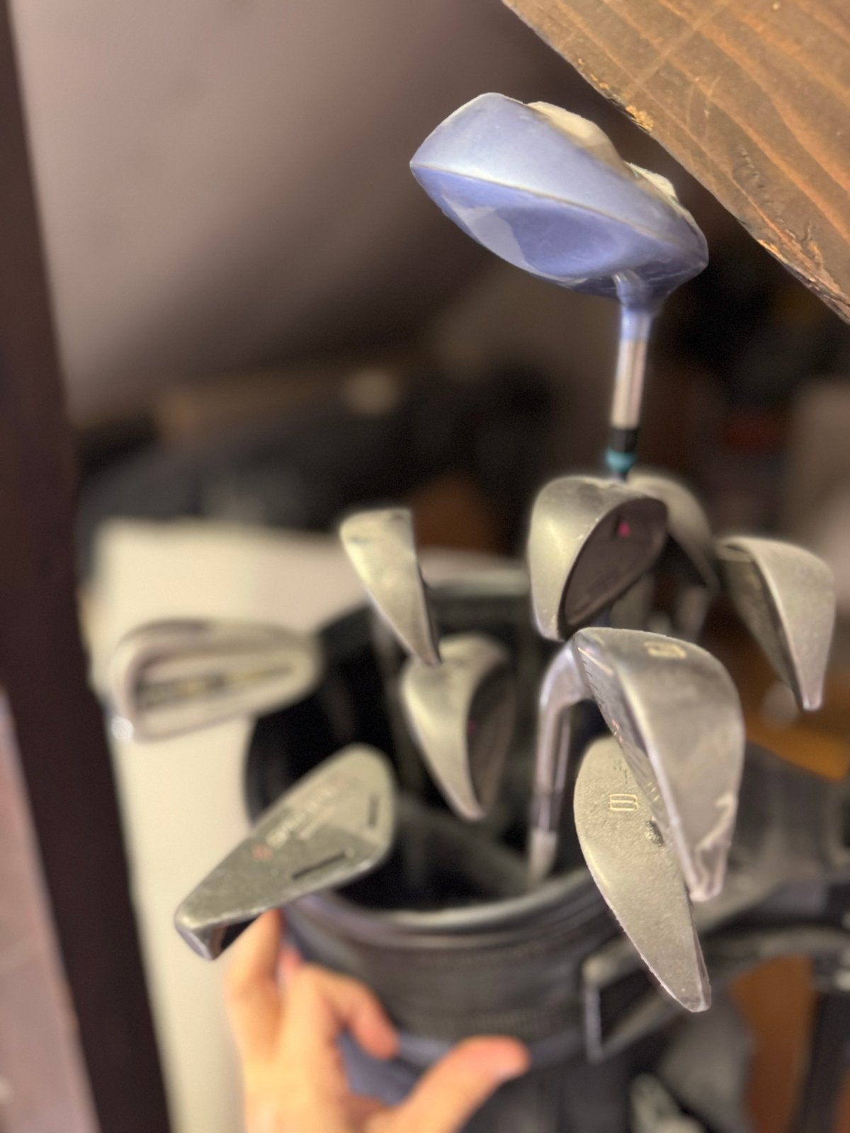 Gebruikte 11-delige golfset van prism dunlop lawin