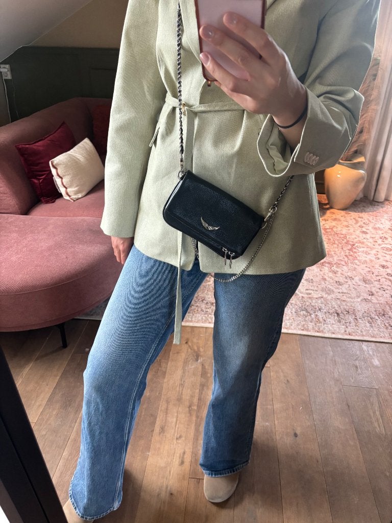 Zadig & Voltaire tas, Sieraden, Tassen en Uiterlijk, Tassen | Damestassen, Ophalen of Verzenden, Gebruikt, Zwart, Schoudertasje