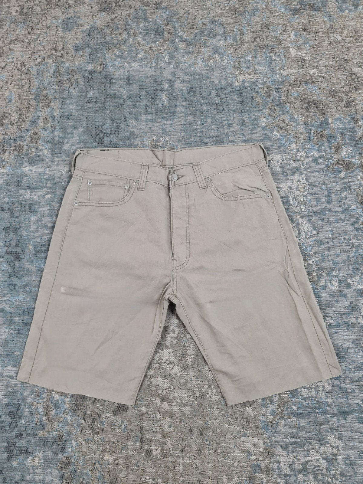 Levi's 401 Shorts W32 Katoen / Linnen Bronno3232 Bronno3234, Kleding | Heren, Maat 48/50 (M), Levi Strauss Nederland, Ophalen of Verzenden