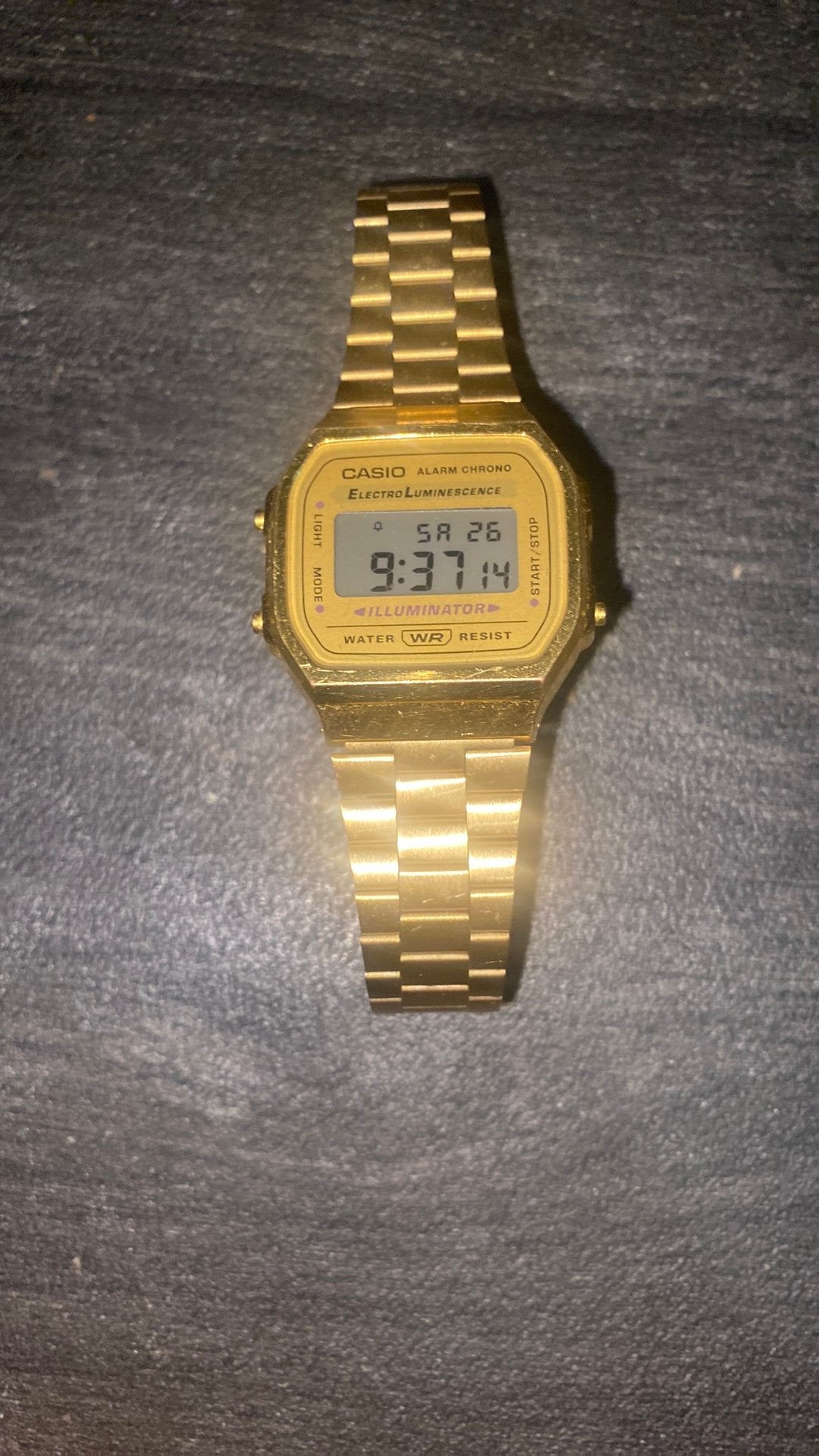 Casio horloge, Ophalen, Zo goed als nieuw, Staal, Casio