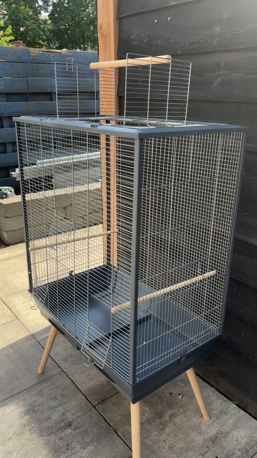 Vogelkooi, Dieren en Toebehoren, Ophalen, Zo goed als nieuw, Metaal, Vogelkooi