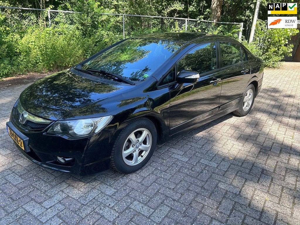 Honda Civic 1.3 Hybrid Elegance 2010! CLIMA! NAVIGATIE!, Auto's, Honda, Euro 5, Stof, Gebruikt, Origineel Nederlands