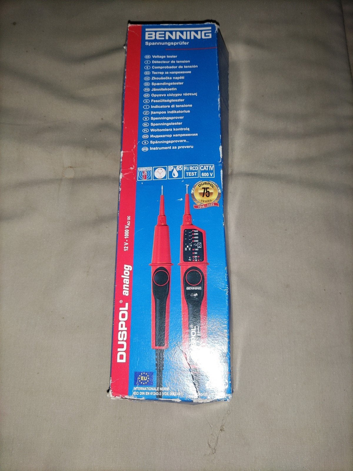 Benning Duspol Analog Spanningstester - Voltage Tester, Ophalen of Verzenden, Nieuw, Elektriciteit