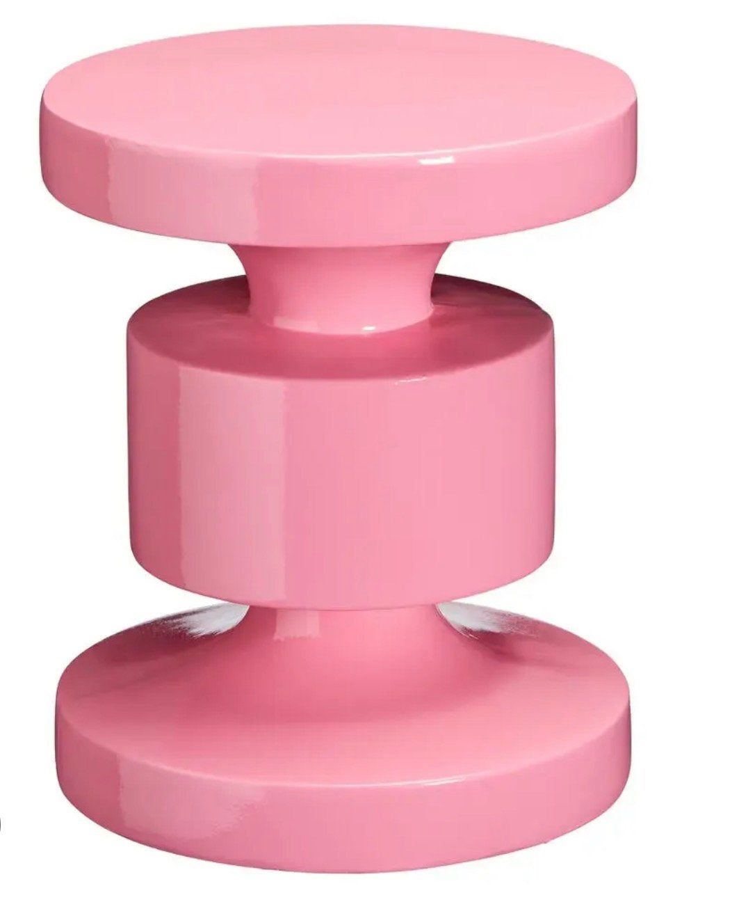 Bijzet tafel roze / krukje Kwantum roze, Huis en Inrichting, Ophalen, Zo goed als nieuw, Overige materialen