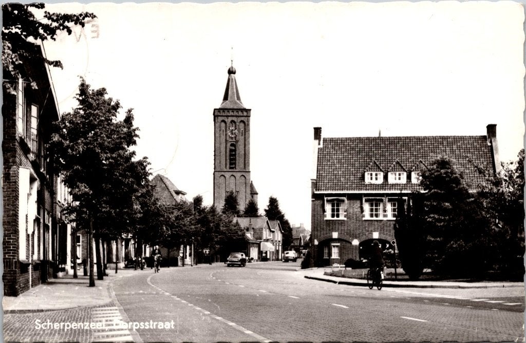 Scherpenzeel - 12 oude ansichtkaarten II, Verzamelen, Verzenden, 1960 tot 1980, Gelopen, Gelderland