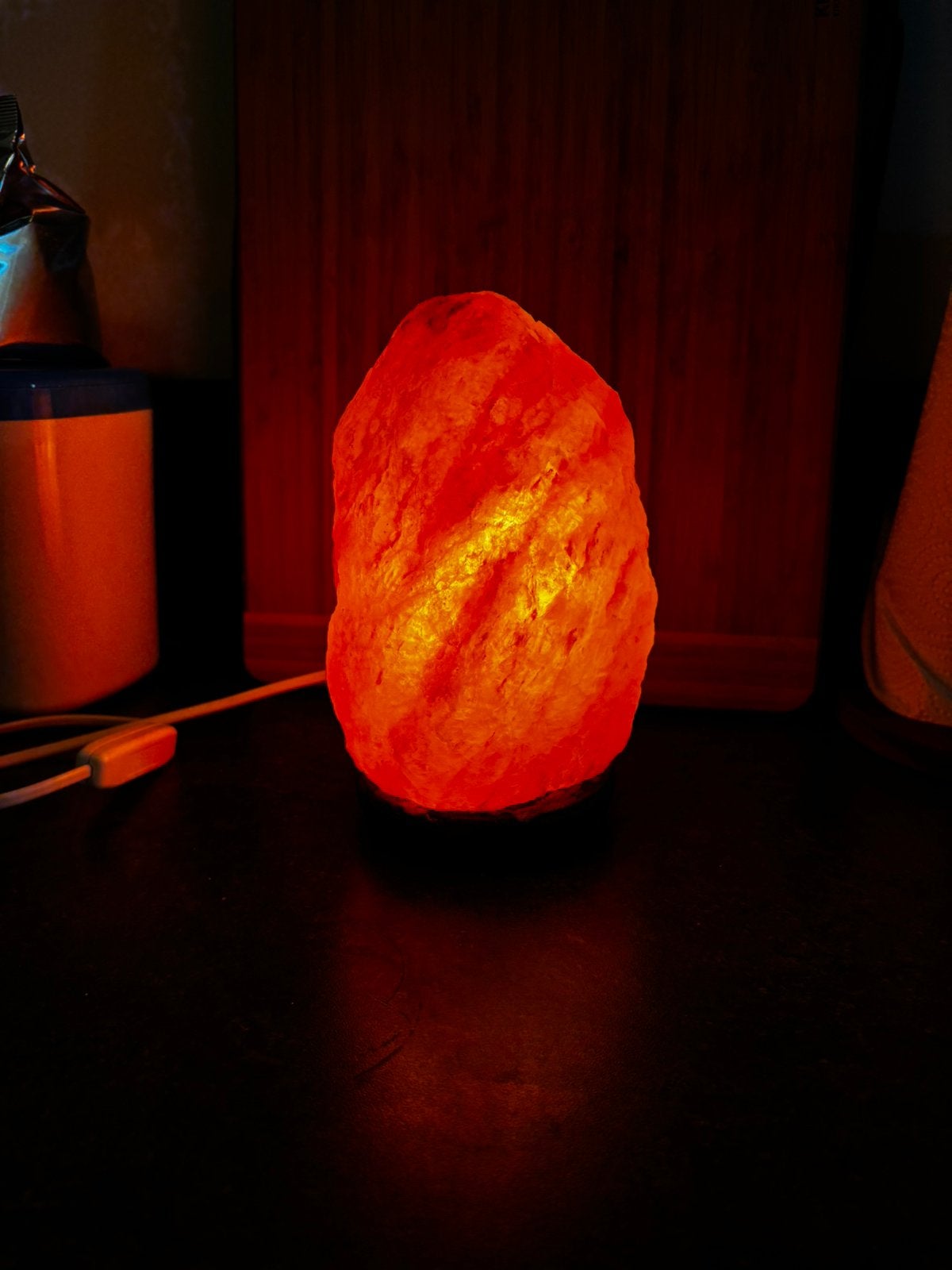 Himalaya zoutlamp met stekker, Ophalen, Zoutlamp, Met stekker