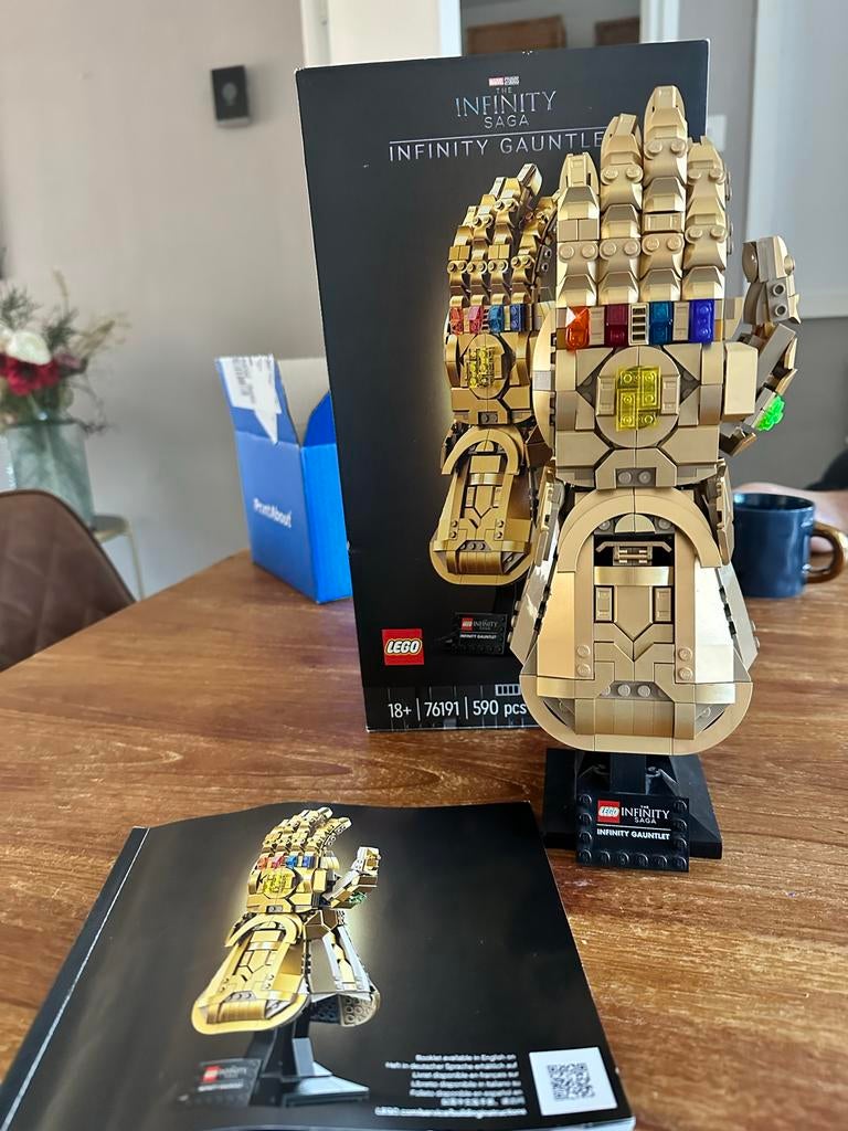Lego 76191 Infinity Gauntlet Marvel Super Heroes, Marvel, Lego, Ophalen of Verzenden, Zo goed als nieuw