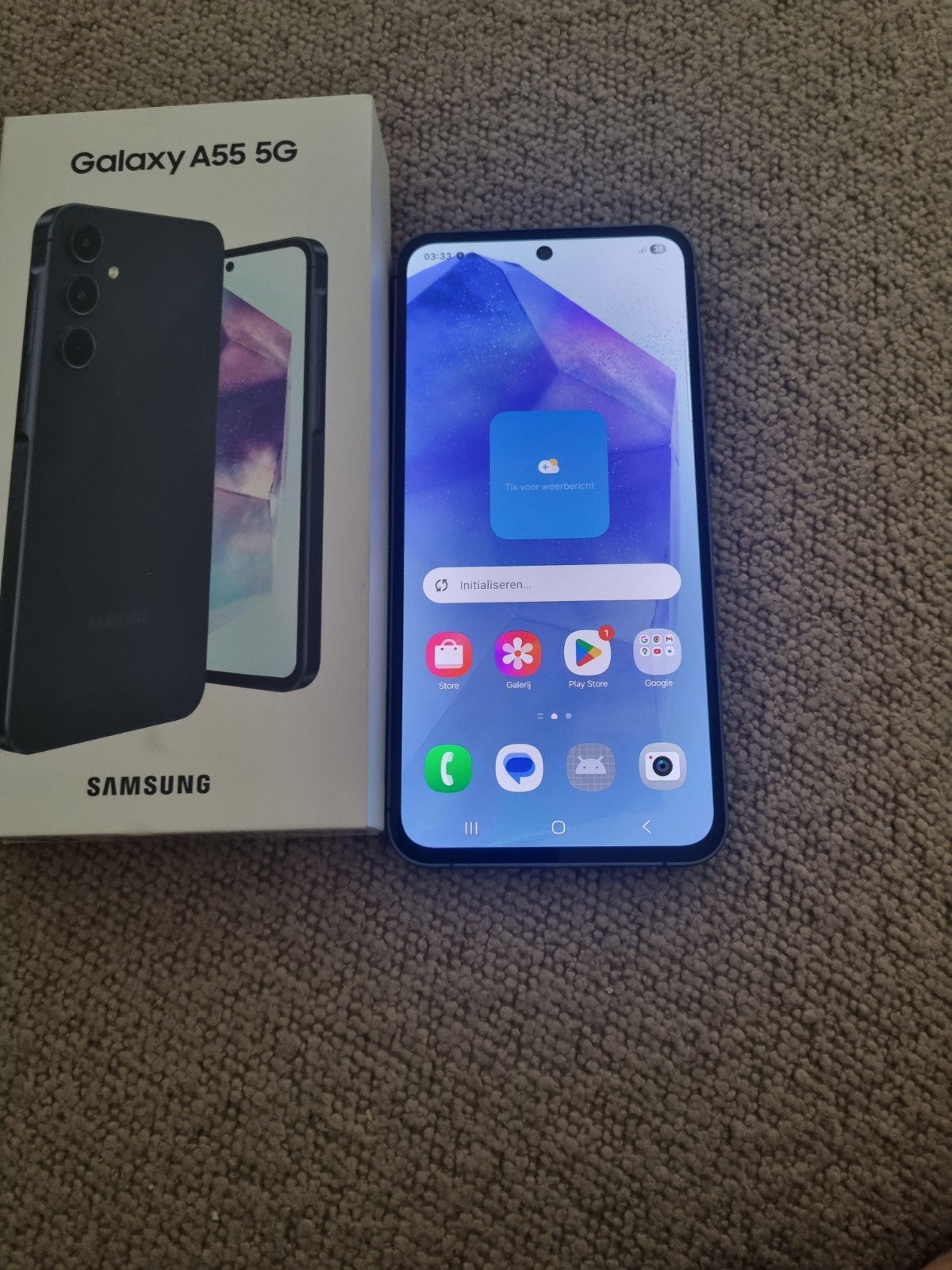 Samsung A55 128gb, Telecommunicatie, Zwart, Ophalen of Verzenden, Zo goed als nieuw, 128 GB