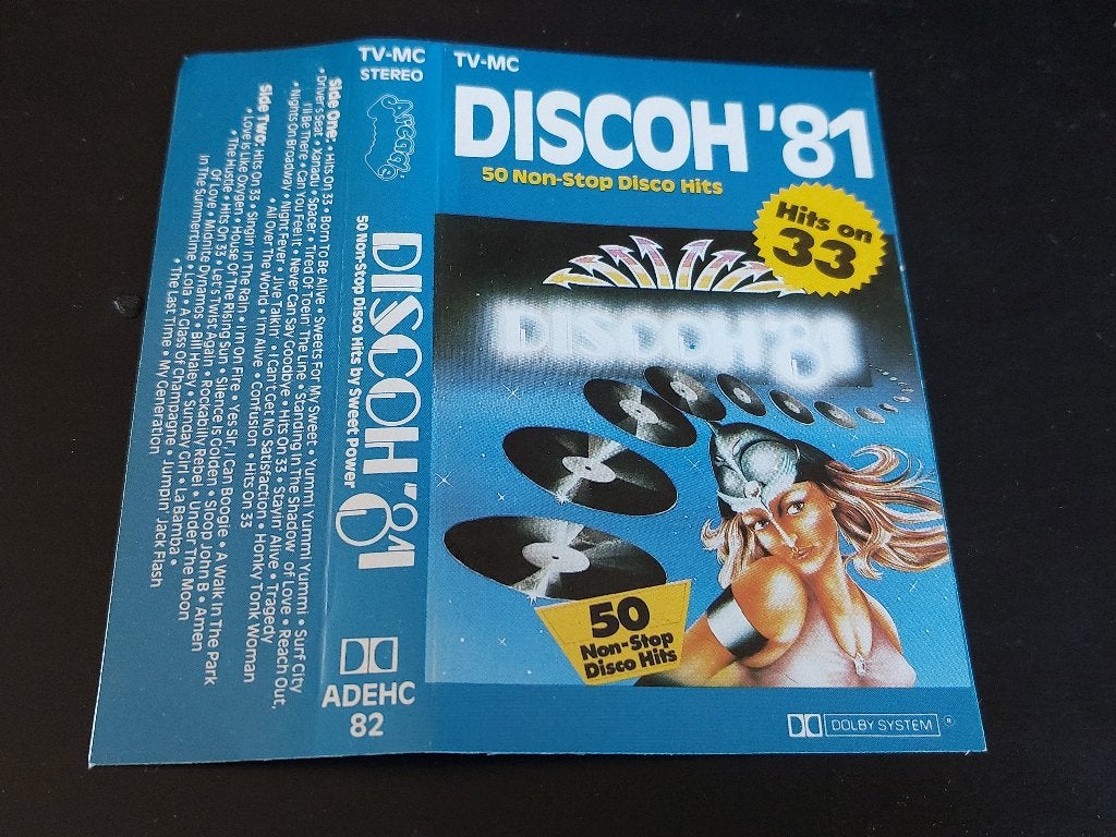 SWEET POWER - DISCOH '81 - 50 NON-STOP DISCO HITS (MC), 1 bandje, Ophalen of Verzenden, Zo goed als nieuw, Origineel
