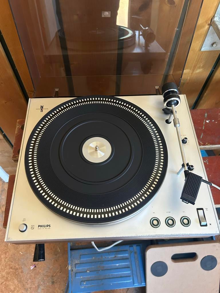 Philips Electronic 312 Platenspeler - Vintage Hifi, Audio, Tv en Foto, Platenspelers, Ophalen, Gebruikt, Platenspeler, Philips