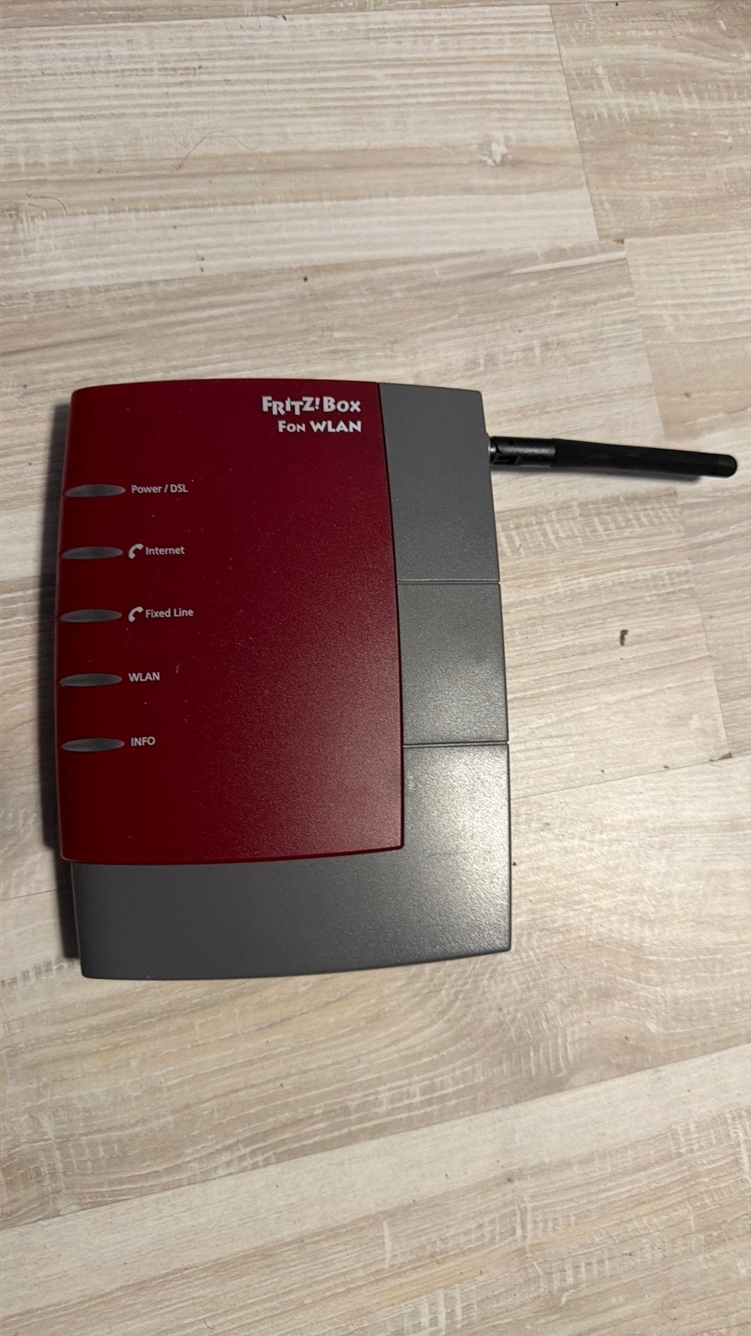 Fritzbox 7170 Fon WLAN Router (zonder adapter), Ophalen of Verzenden, Gebruikt, Router met modem