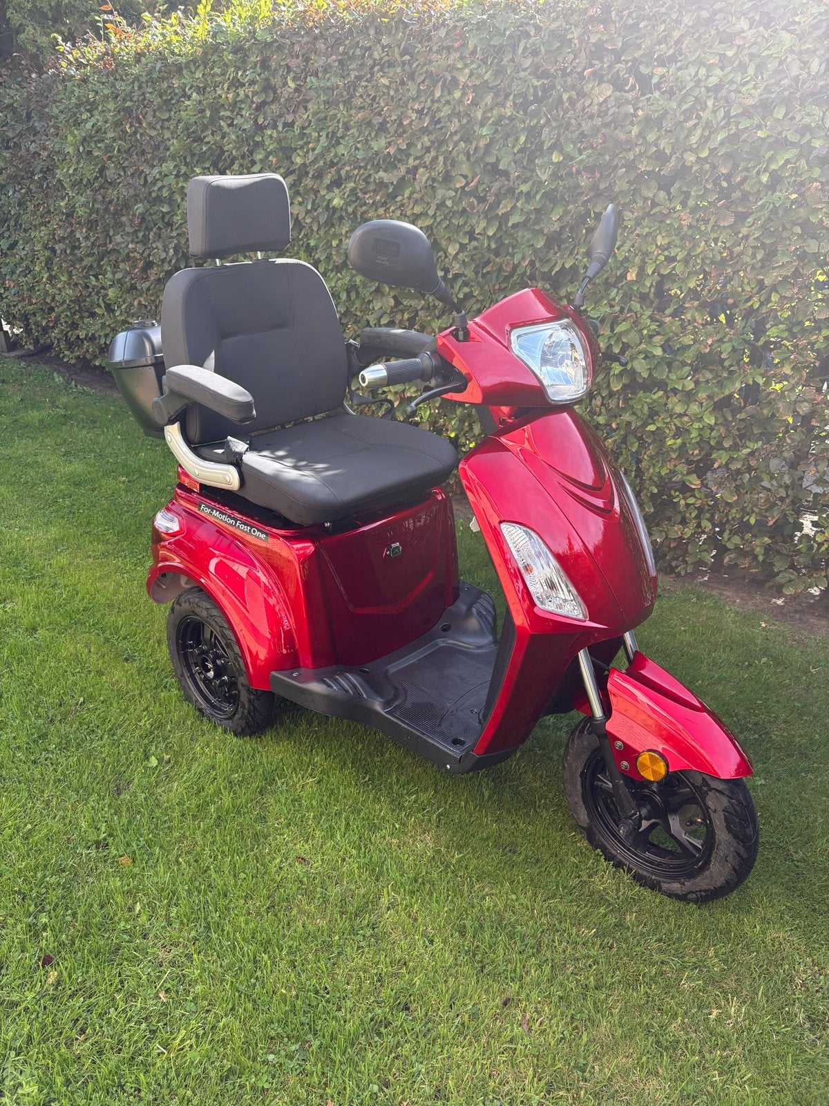Electrische scooter op 3 wielen, Ophalen