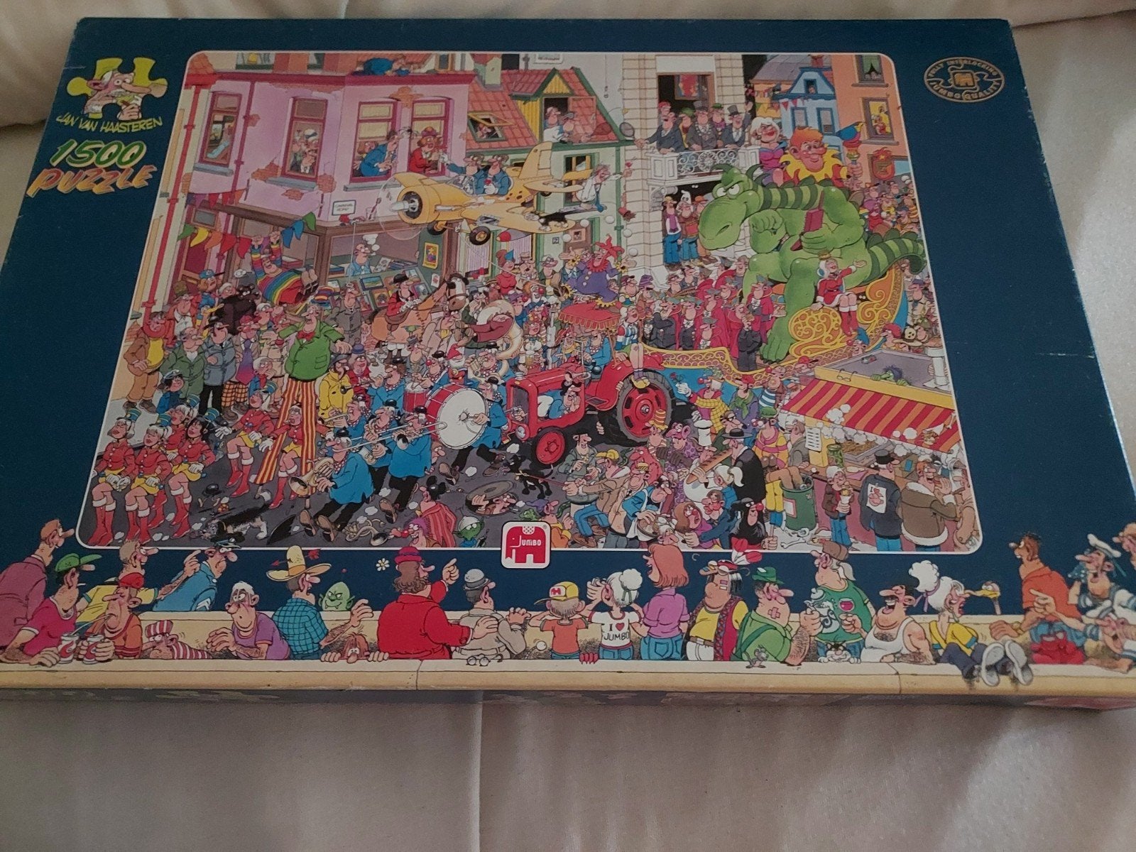 Jan van Haasteren,Carnaval 1500 stukjes, Ophalen, 500 t/m 1500 stukjes, Zo goed als nieuw