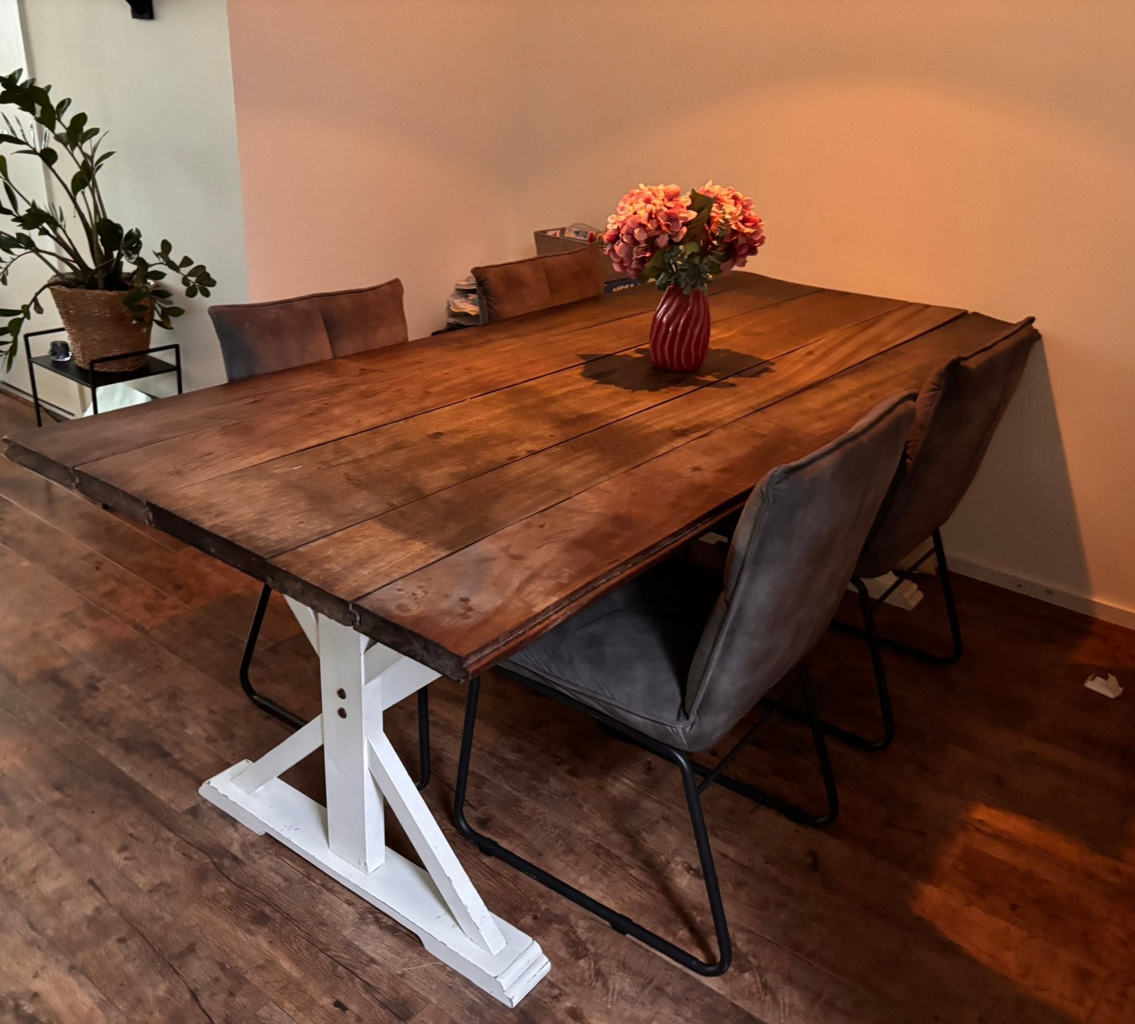 Eettafel, Gebruikt, 200 cm of meer, Vijf personen of meer, Rechthoekig