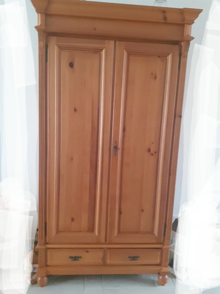 Grenen kast, Ophalen, Gebruikt