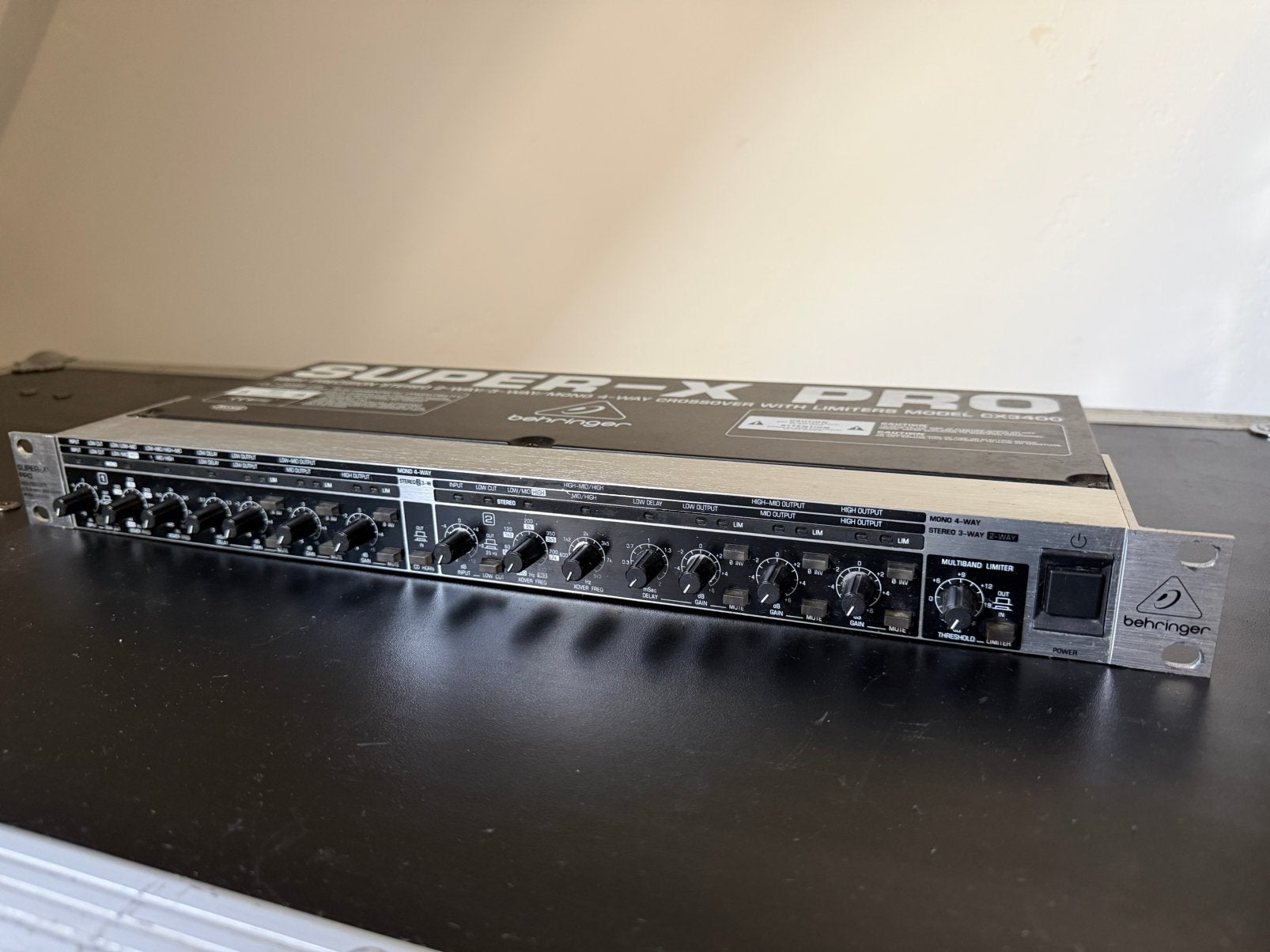 Behringer SUPER-X PRO, Ophalen, Gebruikt