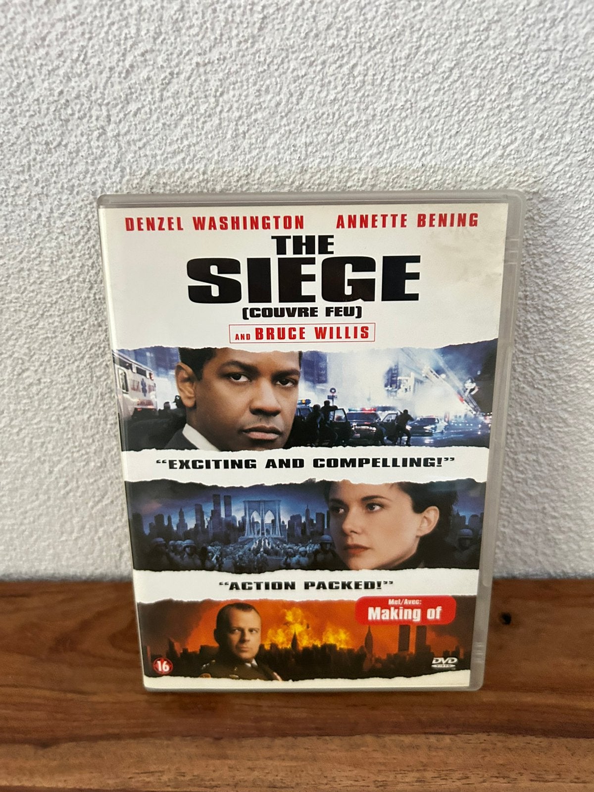 The Siege (DVD) - Actiethriller met Denzel Washington, Vanaf 16 jaar, Ophalen of Verzenden, Zo goed als nieuw, Actiethriller