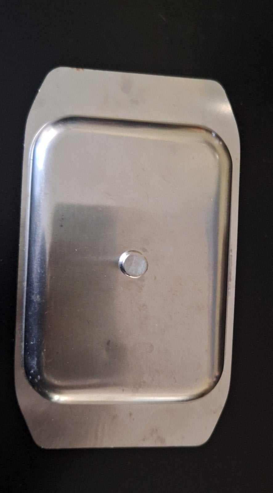 Vintage RVS Boterbakje, sauskom en  Jam/Honingpotje Set, Zilver, Ophalen of Verzenden, Metaal, Overige merken