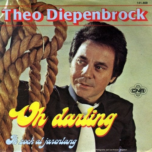 Theo Diepenbrock - Oh,Darling (Single), Gebruikt, 7 inch, Overige typen, Nederlandstalig