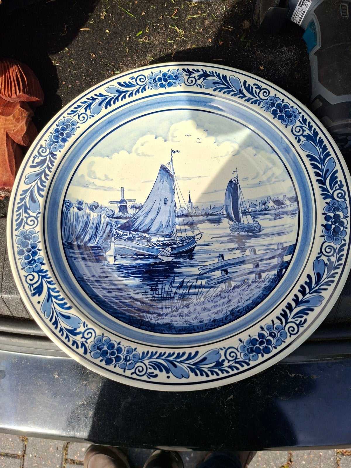 Delfts Blauw Wandbord - Royal Goedewaagen Blue Delft, Ophalen of Verzenden