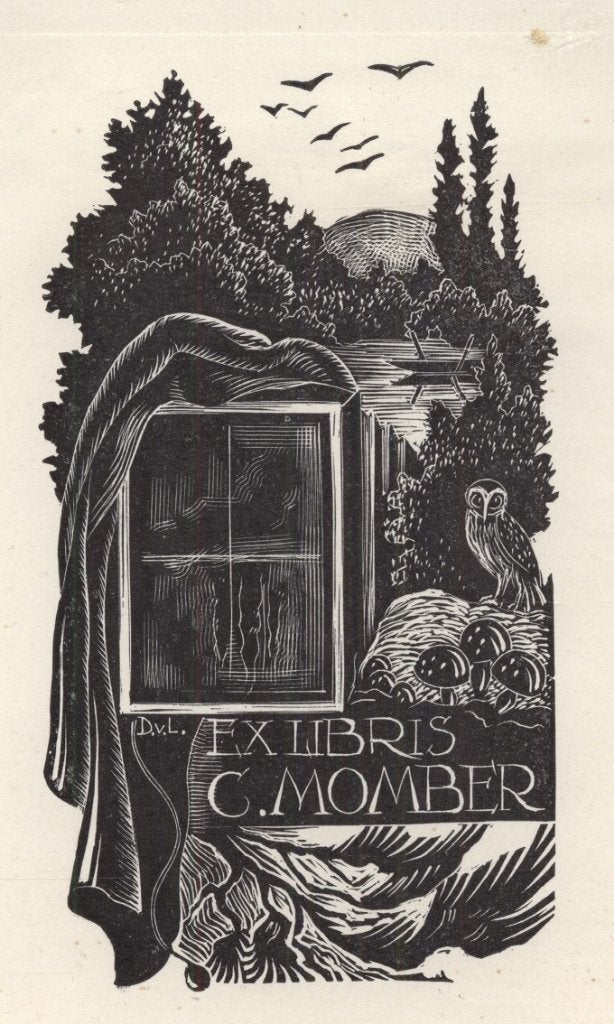 0286 Ex Libris Nederland : Dirk Govert van Luijn, 1946, Verzenden, Ex libris