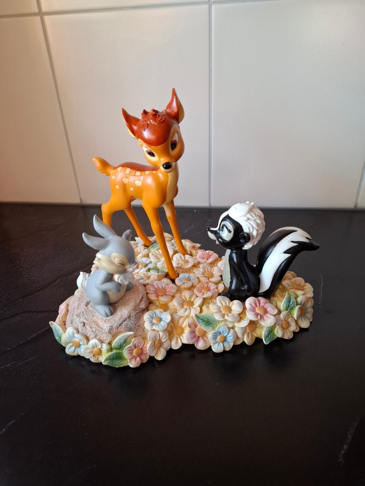 disney beeld bambi stampertje bloempje, Ophalen, Mickey Mouse, Gebruikt, Beeldje of Figuurtje
