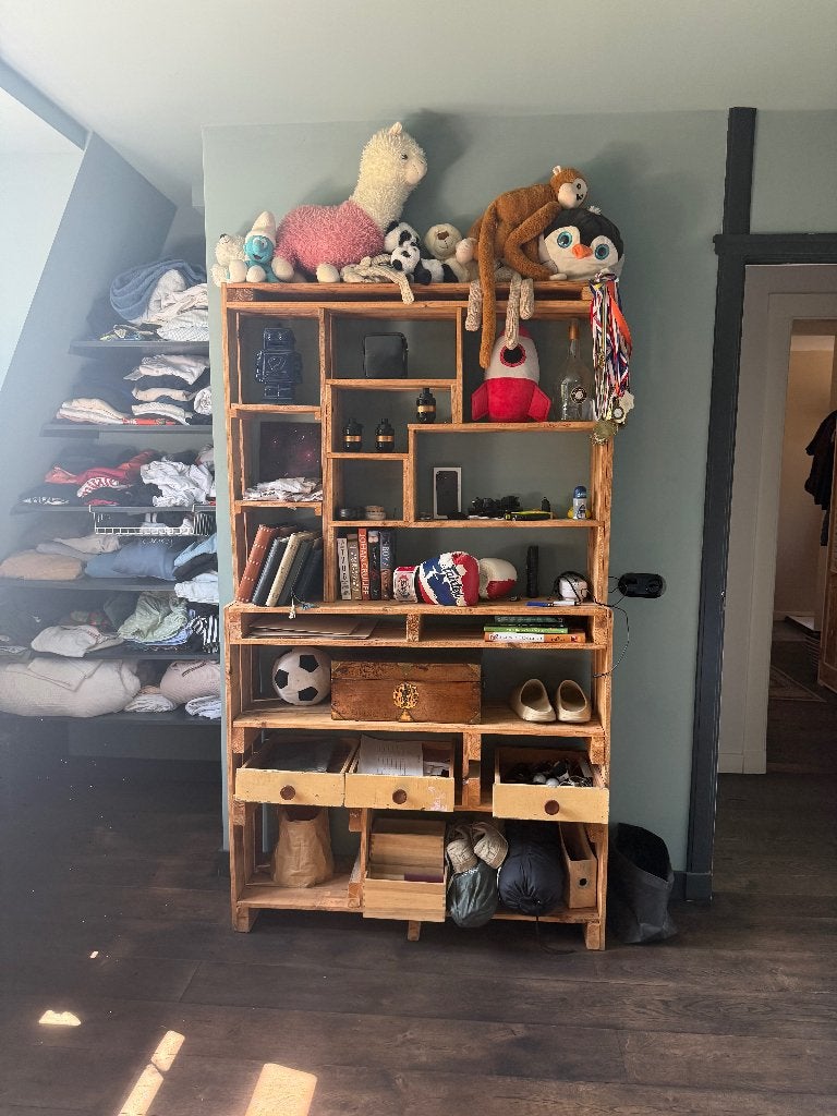 Kasten voor kinderkamer, Ophalen, Met plank(en), Gebruikt, 200 cm of meer