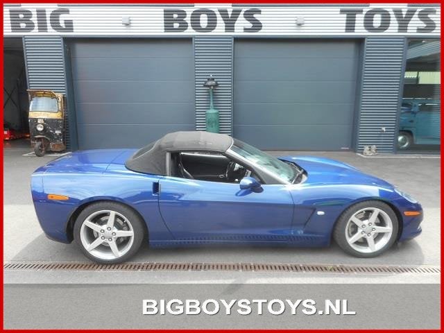 Chevrolet C6 CORVETTE CONVERTIBLE, Auto's, Chevrolet, Automaat, Gebruikt, Cabriolet, Blauw