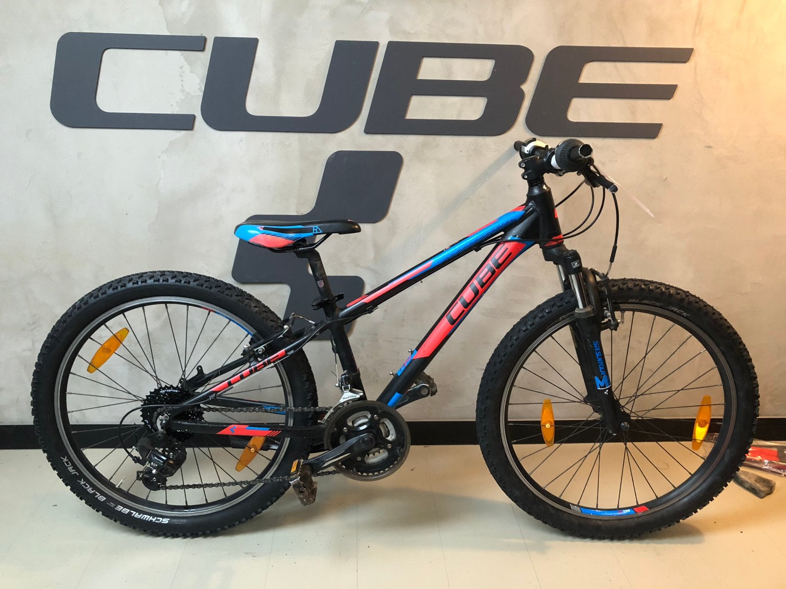 Cube 240 Acid kids race series mtb jongen 24” 24inch, Ophalen, Zo goed als nieuw, 24 inch