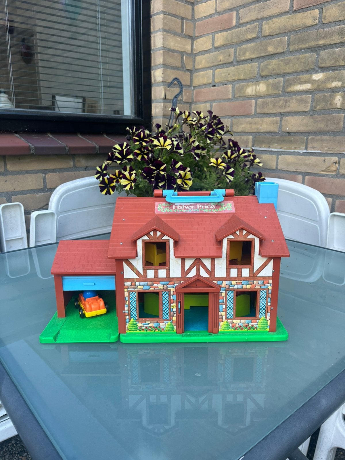 Vintage Fisher Price huis, Kinderen en Baby's, Speelgoed | Fisher-Price, Ophalen, Gebruikt, Speelset