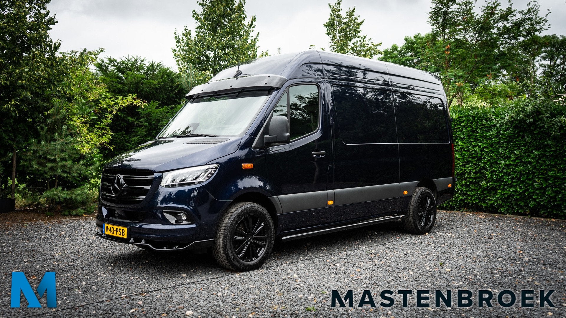 Mercedes-Benz SPRINTER 317CDI L2H2 Aut. | Nieuw model | BPM, Auto's, Achterwielaandrijving, Gebruikt, 4 cilinders, Blauw