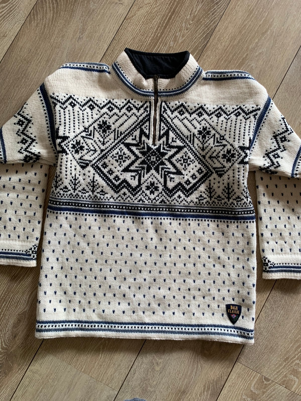 Dale of Norway wollen vest XS S bohemian wool jumper, -, Wit, -, Nieuw