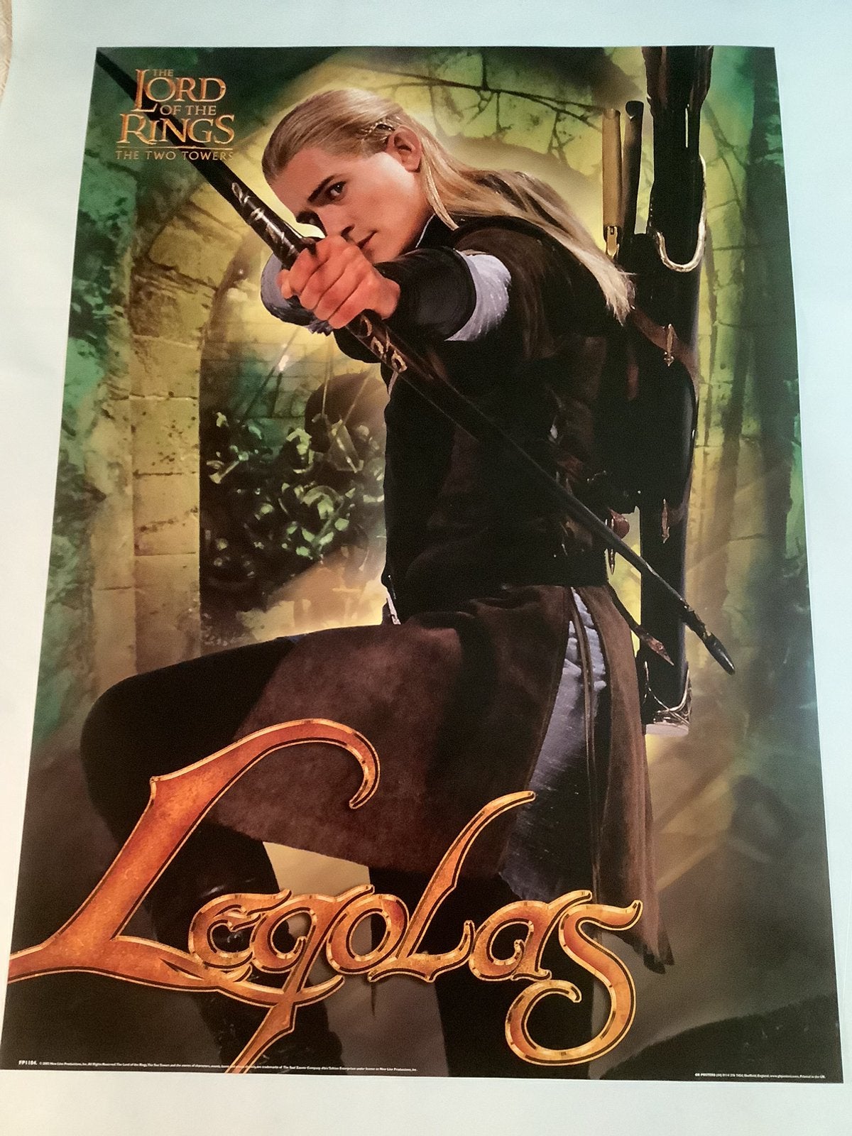 LORD OF THE RINGS   SOUVENIR POSTER   64-90 cm, Verzenden, Zo goed als nieuw, A1 t/m A3, Film en Tv