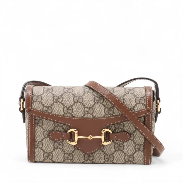 Gucci Horsebit 1955 Mini Bag, Verzenden, Nieuw, Bruin, Schoudertasje