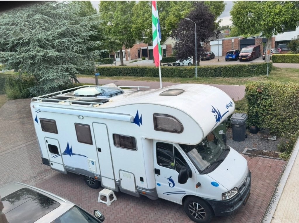 Elnagh Merlin alkoofcamper – 6 personen – Fiat Ducato, Chemisch toilet, Alkoof, Ringverwarming, Fiat