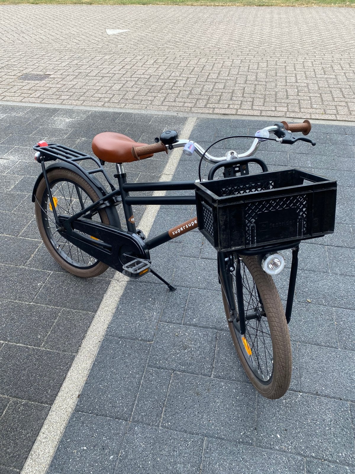 Supersuper kinderfiets, Ophalen, Terugtraprem, 20 inch, Handrem