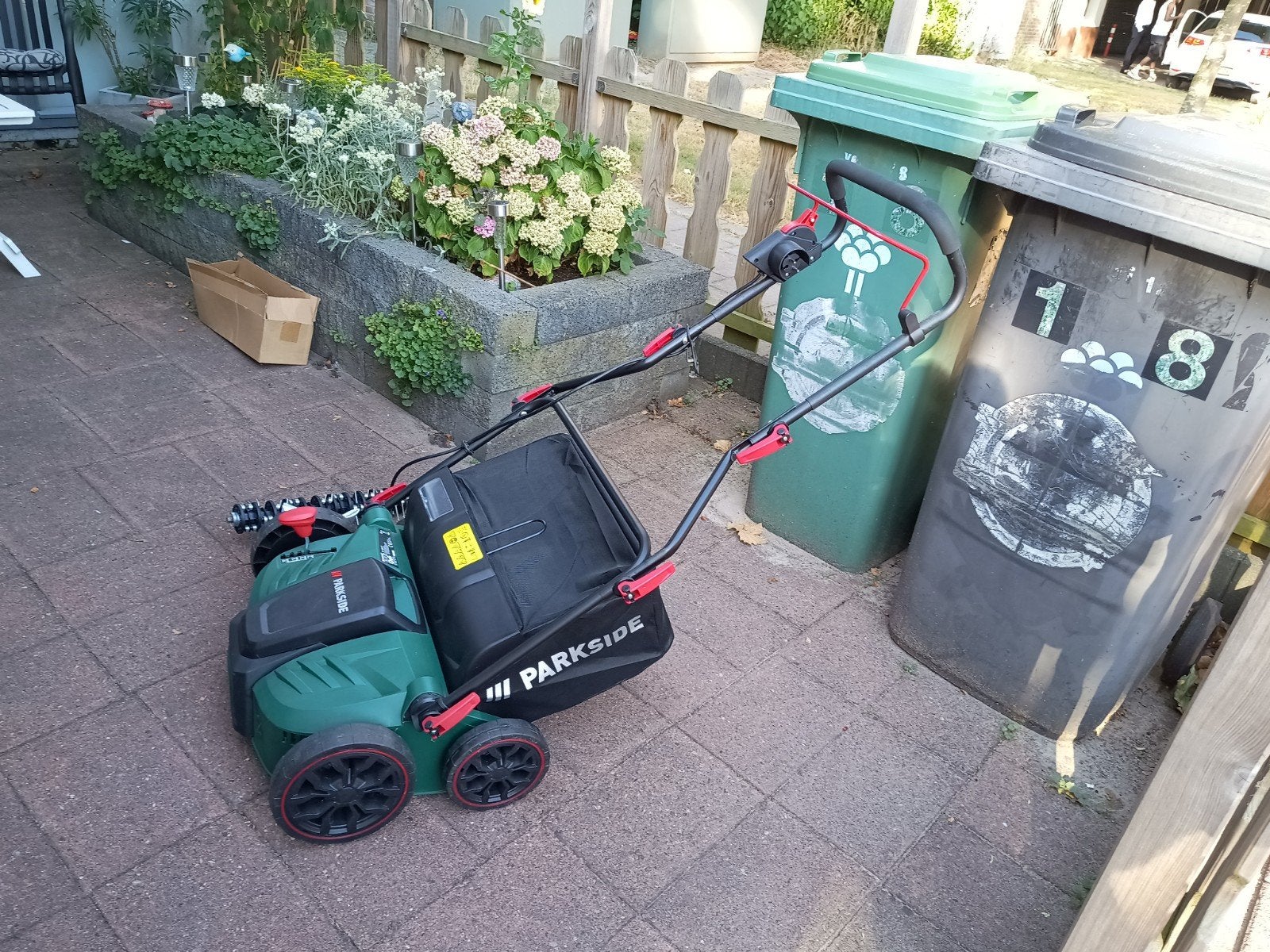 verticuteer machine, Ophalen, Parkside Lidl, Zo goed als nieuw, Opvangzak