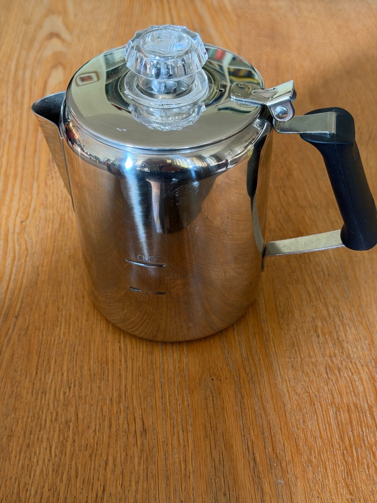 Glacier Stainless Percolator - 3 kopjes RVS, Overige modellen, Nieuw, Gemalen koffie, Ophalen of Verzenden