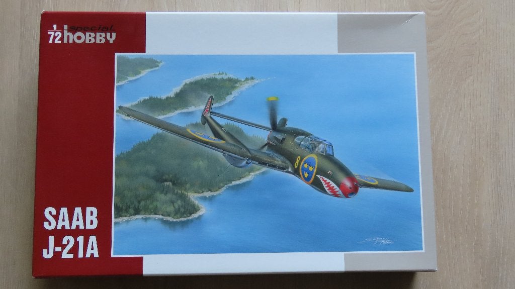 Saab J-21A Special Hobby 1/72, Overige merken, 1:72 tot 1:144, Nieuw, Ophalen of Verzenden