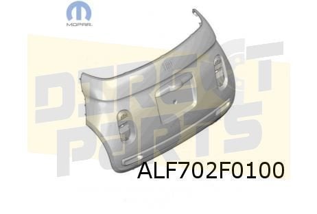 Fiat Topolino (O2) achterbumper (te spuiten) Origineel! 9856