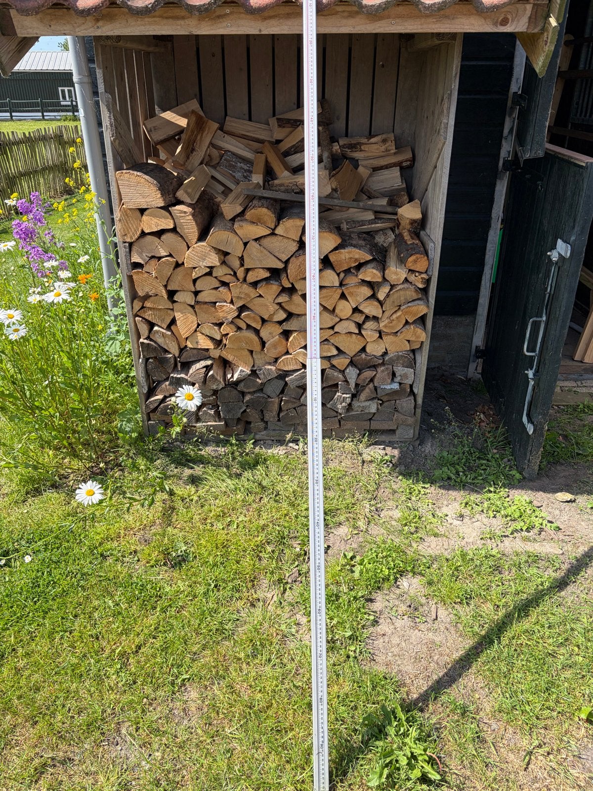 Aluminium meetstok 5 meter, Ophalen, Nieuw, Afstand
